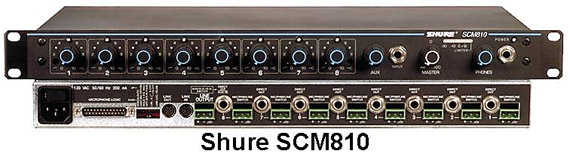 Shure(栖):SCM810 8